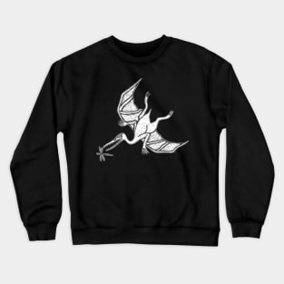 1800s Pterodactyl (Pterodactylus) Illustration Crewneck Sweatshirt